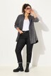Jean Boyfriend jambe large, bandes en denim, esprit vintage