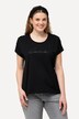 T-shirt, Love, knopen, oversized, ronde hals, korte mouwen