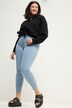 Jean skinny 5 poches à imprimé all-over