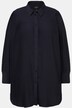 Geplooide blouse, A-lijn, overhemdkraag, lange mouwen