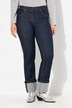 Jeans Mary, brede ben, manchetkant, stretchdenim