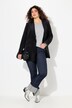 Jeans Mary, brede ben, manchetkant, stretchdenim