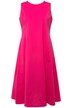 Midi šaty, A střih, kulatý výstřih, bez rukávů, kapsy