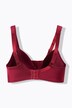 Soutien-gorge en satin et dentelle, armatures et coques souples - bonnet B-F