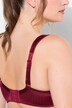 Soutien-gorge en satin et dentelle, armatures et coques souples - bonnet B-F