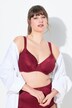 Soutien-gorge en satin et dentelle, armatures et coques souples - bonnet B-F