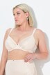 Soutien-gorge en satin et dentelle, armatures et coques souples - bonnet B-F