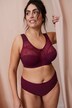 Soutien-gorge de maintien. Sans armatures. Dentelle - bonnet C-F