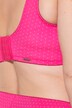 Reggiseno sostenitivo senza ferretto con pizzo e coppa C-F