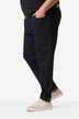 Men+ jeans, farget denim, 5-lommer, traveller-linning med stretchreserve, opptil 72