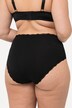 Maxi-slips, 3-pakning, blondekanter, prikker/ensfarget