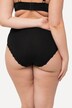 Maxi-slips, 3-pakning, blondekanter, prikker/ensfarget