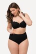 Maxi-slips, 3-pakning, blondekanter, prikker/ensfarget