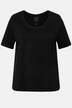 T-shirt col rond et manches courtes, modal mélangé - coupe Classic Fit