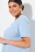Modal Blend Short Sleeve Scoop Neck Tee