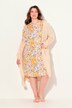 Bigshirts, set van 2, bootnek, halve mouwen