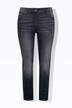 Jeans modello Sarah con taglio della gamba aderente e applicazioni