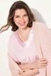 Chemise de nuit avec décolleté en V et manches courtes, détails en satin