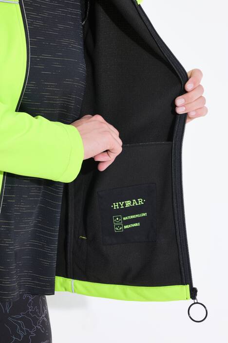 HYPRAR functionele 2-in-1 jas, waterafstotend, opstaande kraag