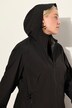 Veste de pluie imperméable, avec fermeture à glissière à double sens et pochette de rangement