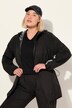 Veste de pluie imperméable, avec fermeture à glissière à double sens et pochette de rangement