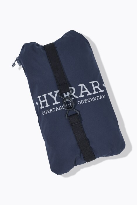 Veste de pluie imperméable, avec fermeture à glissière à double sens et pochette de rangement