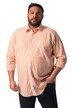 Košile Boston Park, lněný vzhled, dlouhé rukávy, pruhy, Kent límeček, Comfort střih, do 8XL