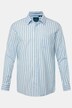 Boston Park skjorte i hørlook, lange ærmer, striber, Kent-krave, Comfort Fit, op til str. 8 XL