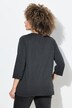 Shirt, patchprint, ronde hals, 3/4-mouwen, rolranden