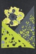 Shirt, patchprint, ronde hals, 3/4-mouwen, rolranden