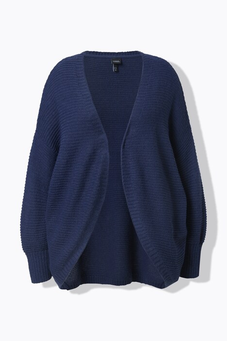 Vest, egg-shape, wolgehalte, open model