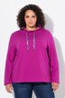 Stand-Up Collar Long Sleeve Sweatshirt