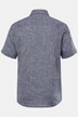 Košile Boston Park, lněná směs, krátké rukávy, pruhy, Kent límeček, Comfort střih, do 8XL