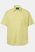 Boston Park skjorte i hørmix, korte ærmer, striber, Kent-krave, Comfort Fit, op til str. 8 XL