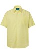 Košile Boston Park, lněná směs, krátké rukávy, pruhy, Kent límeček, Comfort střih, do 8XL