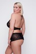 Bralette en dentelle, lacée dans la nuque