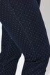 Jeans modello Sarah con pallini, taglio aderente e gamba conica
