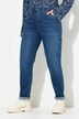 Jean Mom jambe large, rivets fantaisie et taille confortable