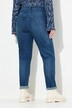 Jean Mom jambe large, rivets fantaisie et taille confortable