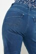 Jean Mom jambe large, rivets fantaisie et taille confortable