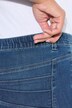 Jean Mom jambe large, rivets fantaisie et taille confortable