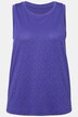 Top, leo-burnout-effect, ronde hals, racerback