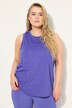 Top, leo-burnout-effect, ronde hals, racerback