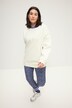 Sweat-shirt oversized avec gaufrage au dos et manches longues ballon