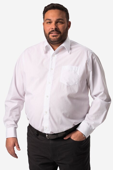 Chemise de ville Men+, matière EasyCare, col ajustable et coupe Comfort Fit - jusqu'au 8 XL