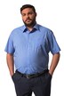Business košile Men+, krátké rukávy, EasyCare, Vario límeček, Comfort střih, do 8XL