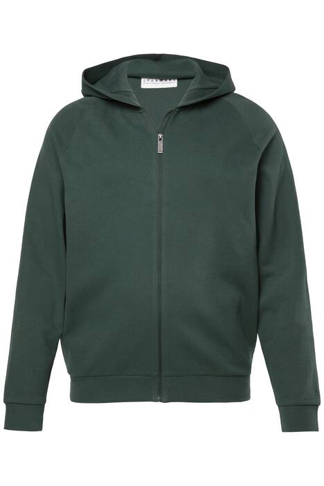 Bunda s kapucí JP AWARE, domácí oblečení, udržitelná, GOTS certifikovaná biobavlna, do 8XL