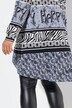 Sudadera con capucha, rayas estampadas, capucha, manga larga