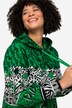 Sudadera con capucha, rayas estampadas, capucha, manga larga