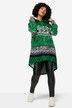Sudadera con capucha, rayas estampadas, capucha, manga larga